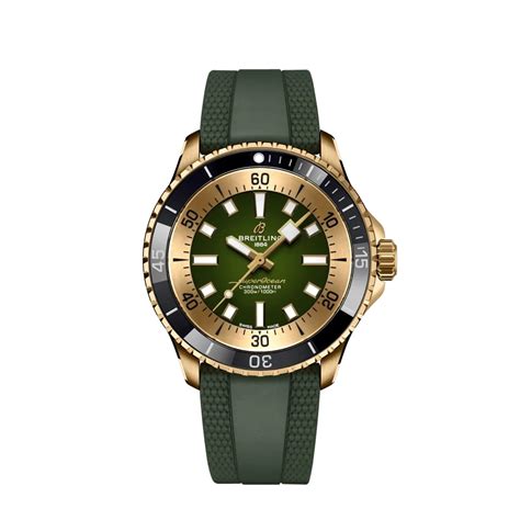 breitling superocean automatic 42mm bronze - green|breitling superocean ii 42 review.